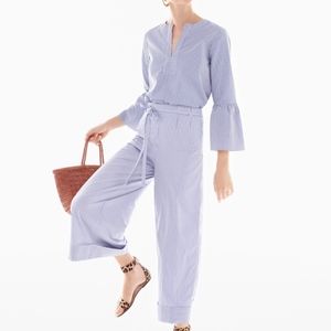 J.Crew NWT Seersucker Belted Cropped Pants, Sz 2